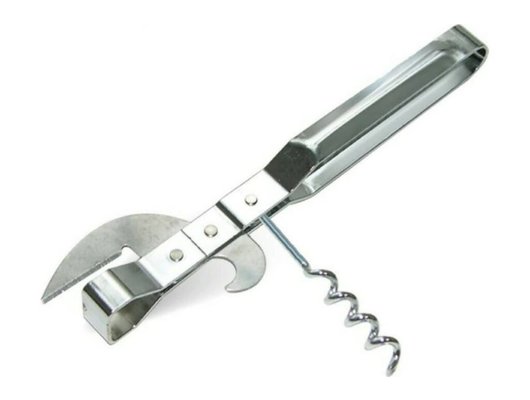 Кухонные принадлежности МультиДом AN57-42 Консерв.нож со штопором